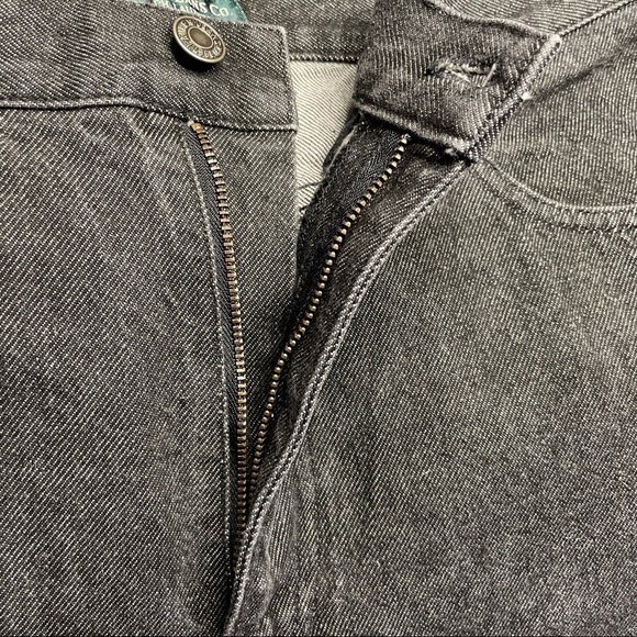 Lauren Ralph Lauren Black Charcoal Gray Straight Leg Jeans - Picture 7 of 7
